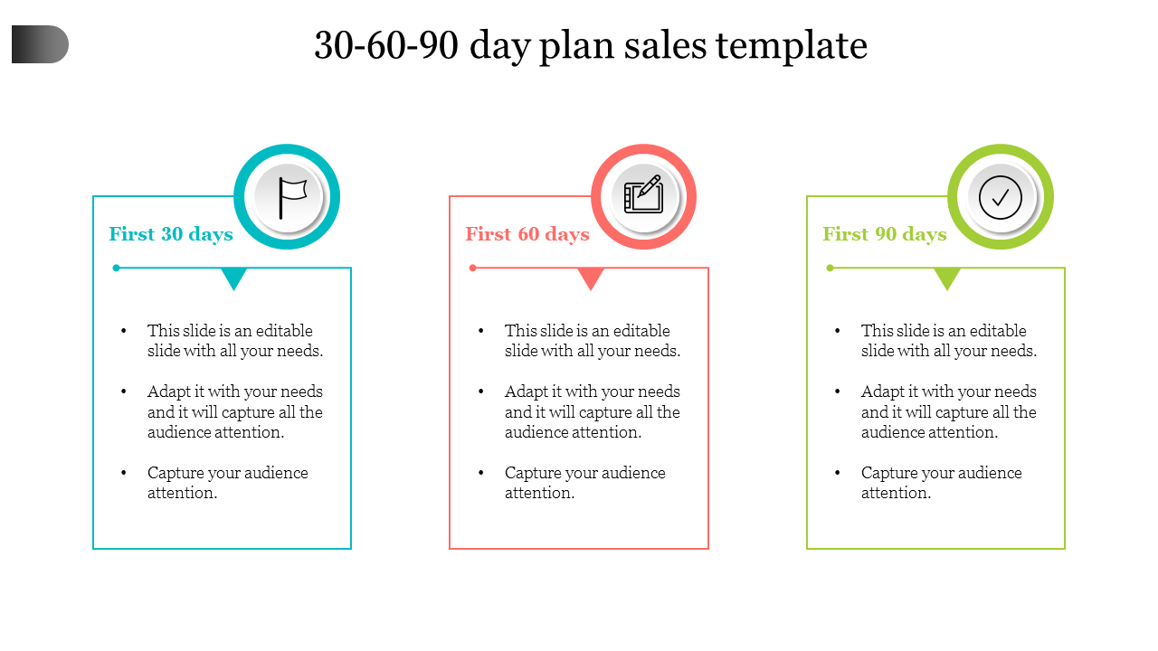 30 60 90 day plan sales template